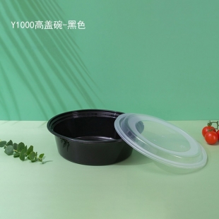 Y1000高盖碗1X150套（黑色）